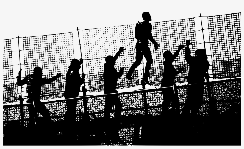 This Free Icons Png Design Of Africans Climbing Fence, transparent png