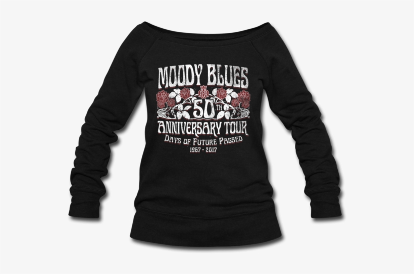 Moody Blues 50th Anniversary Rosebud Longsleeve Sweatshirt - Sweatshirt, transparent png