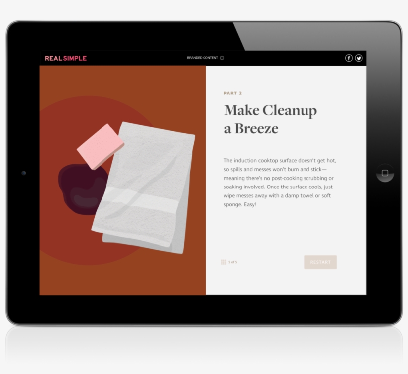 Ipad-6 - Real Simple Branded Content, transparent png