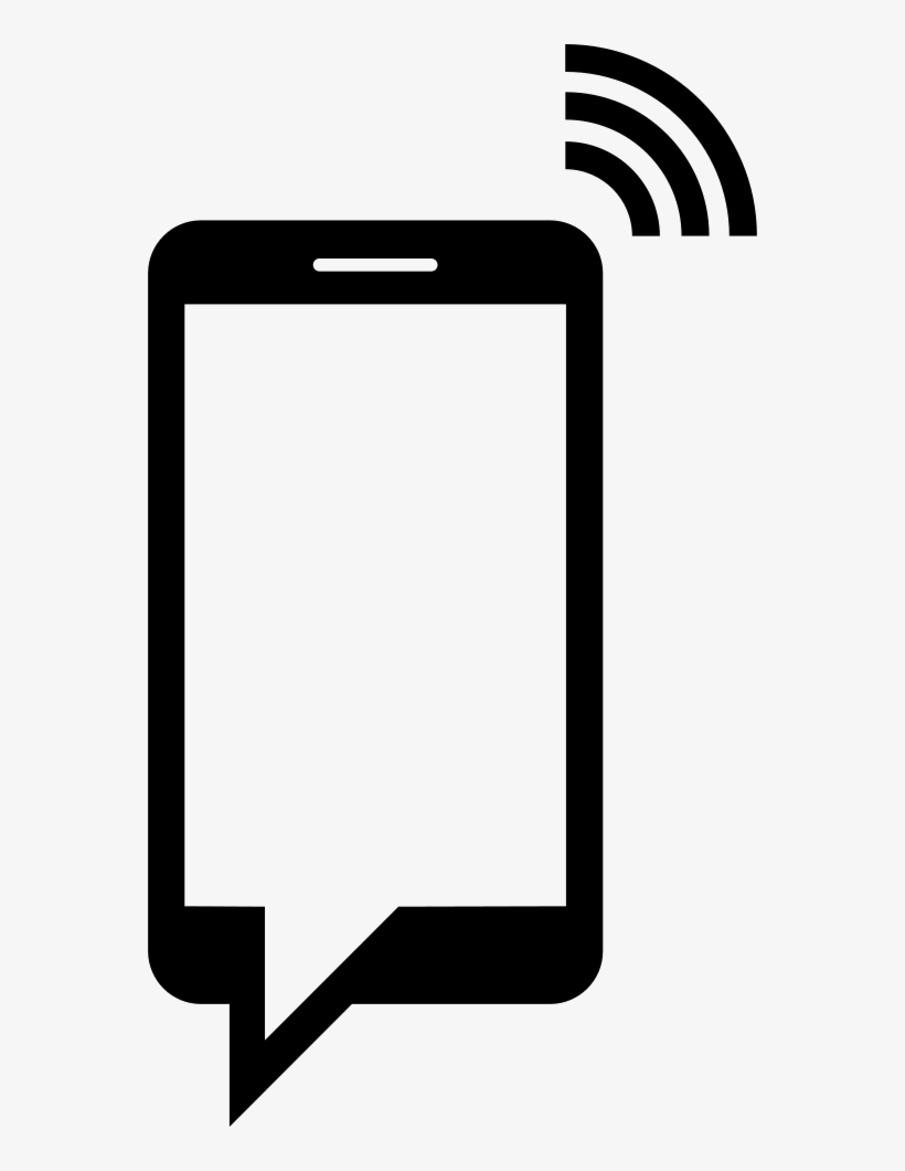 Png File Svg - Mobile Phone Silhouette, transparent png