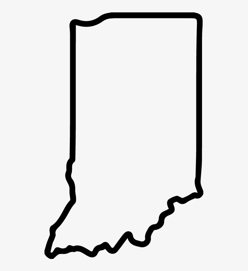 Indianastateoutline-01 - Transparent Kentucky Clipart, transparent png