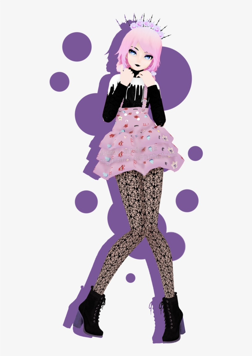 Pastel Goth Wannabe Mpanda Pinterest Pastel Goth Png - Mmd Bunny Pastel Goth, transparent png