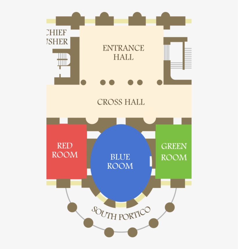 Dateiwhite House State Floorsvg Wikipedia - White House Floor Plan, transparent png