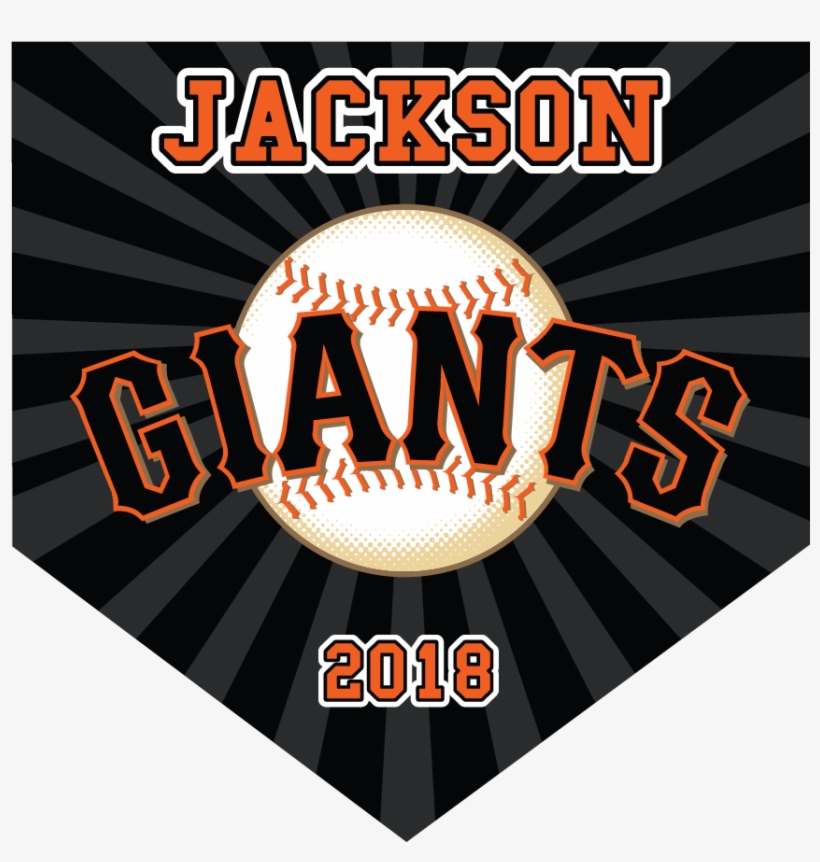16″ X 16″ Home Plate Pennant Giants - Giants San Francisco, transparent png