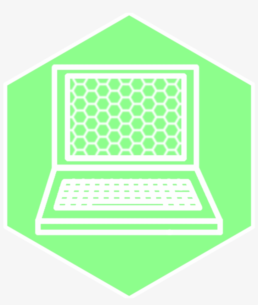 Laptop Icon - Stencil, transparent png