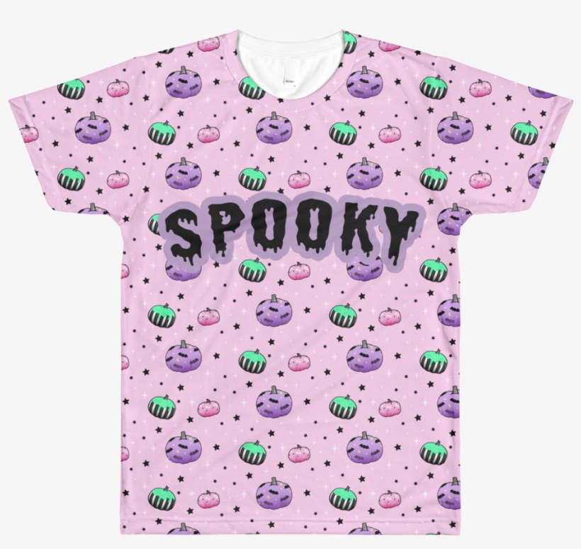 Spooky Pastel Goth Pumpkins All Over Printed T Shirt - Goth Subculture, transparent png