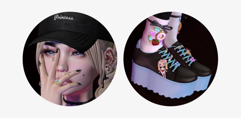Pastel Goth2 - Girl, transparent png
