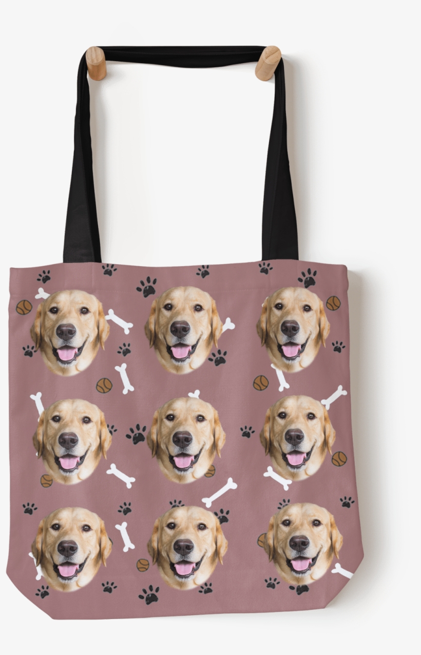 Personalized Tote Bag, Custom Tote Bag, Personalized - Manny The Frenchie Boldly On Magenta Tote Bag, transparent png