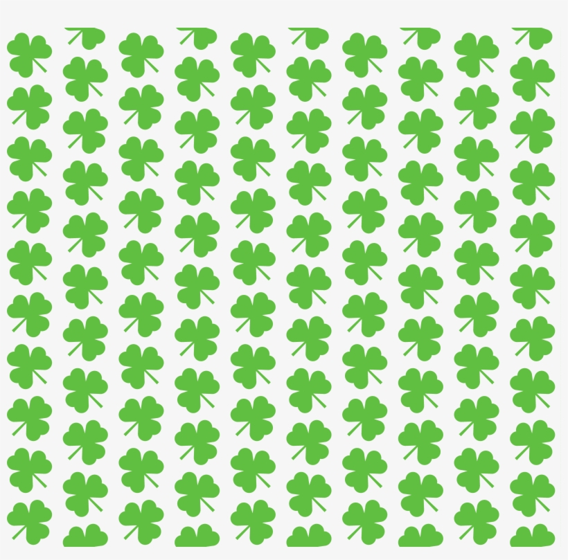 Large Transparent Shamrocks For Wallpaper Png Clipart - Transparent Shamrocks, transparent png