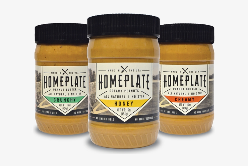 The Austin-based Homeplate Peanut Butter Launched In - Homeplate Peanut Butter Logo, transparent png