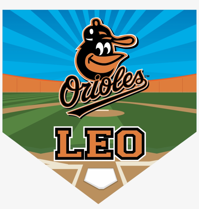 Orioles Custom Home Plate Banner - Baltimore Orioles, transparent png