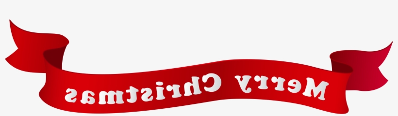 Merry Christmas Banners Clip Art - Christmas Day, transparent png
