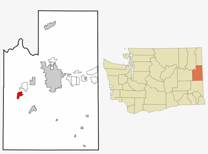 Spokane County Outline, transparent png