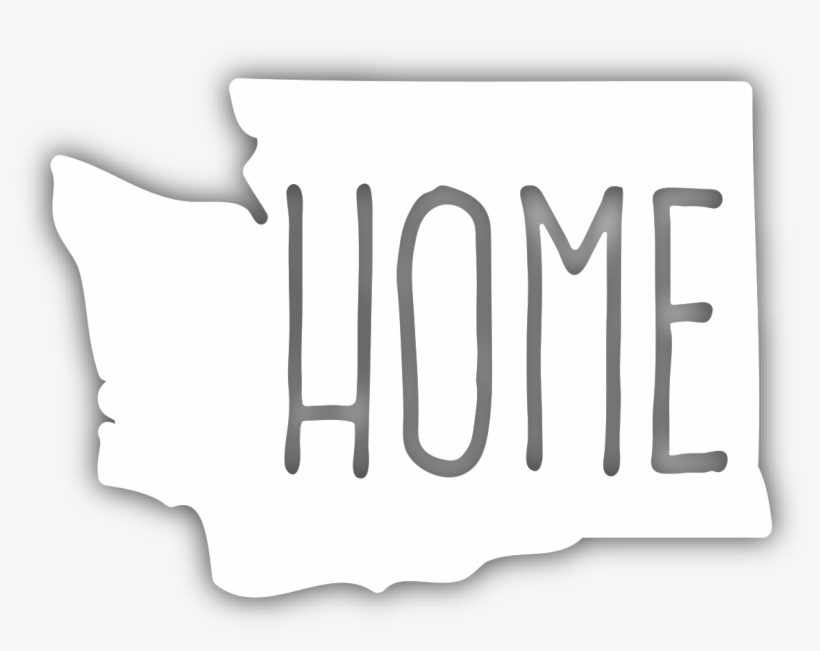Mini Washington Home Diecut Sticker - Sticker, transparent png