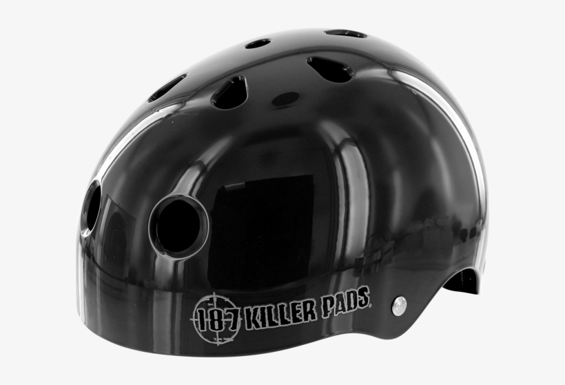 3a1870prkk0xskk V=1471463768 - 187 Pro Helmet Large Gloss Black Skate Helmets, transparent png