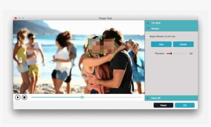 Filmora Mac Blur Face - Mosaic Effect Video, transparent png