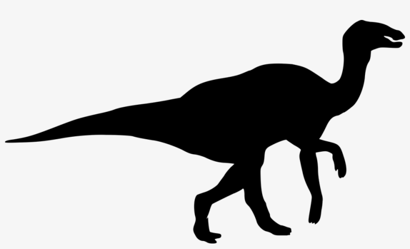 Silhouette, Dinosaur, Tyrannosaurus Rex - Hadrosaurus Dinosaur, transparent png
