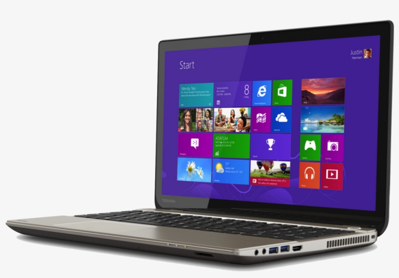 Laptop Icon Png Transparent - Toshiba Satellite C55d, transparent png