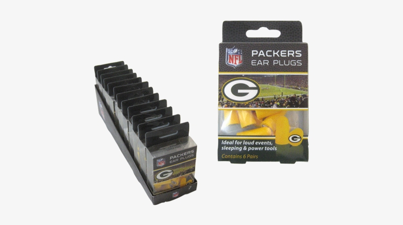 Green Bay Packers Air Travel - Packers Earplugs 6 Pair 3 Pack, transparent png