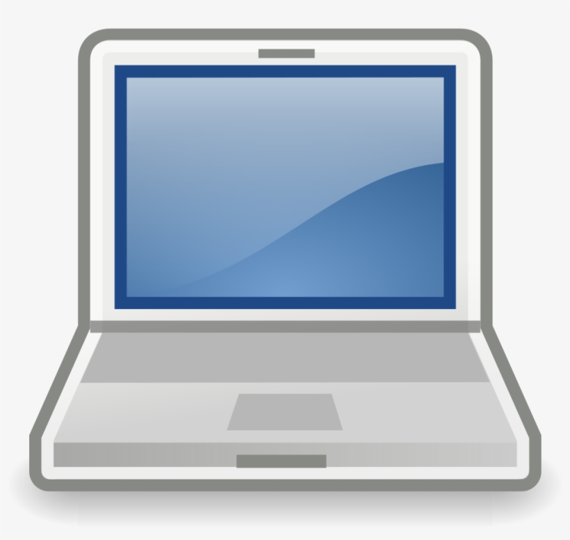Clip Transparent Images Of Icon Png Spacehero Filegnomelaptopsvg - Chromebook Image Clip Art, transparent png