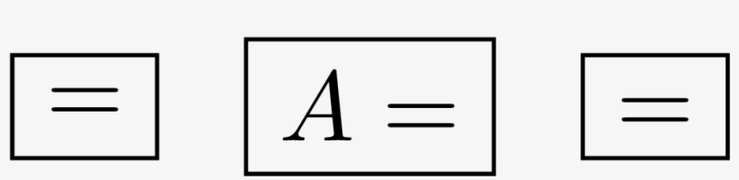 Equals Sign Nodes - Line Art, transparent png