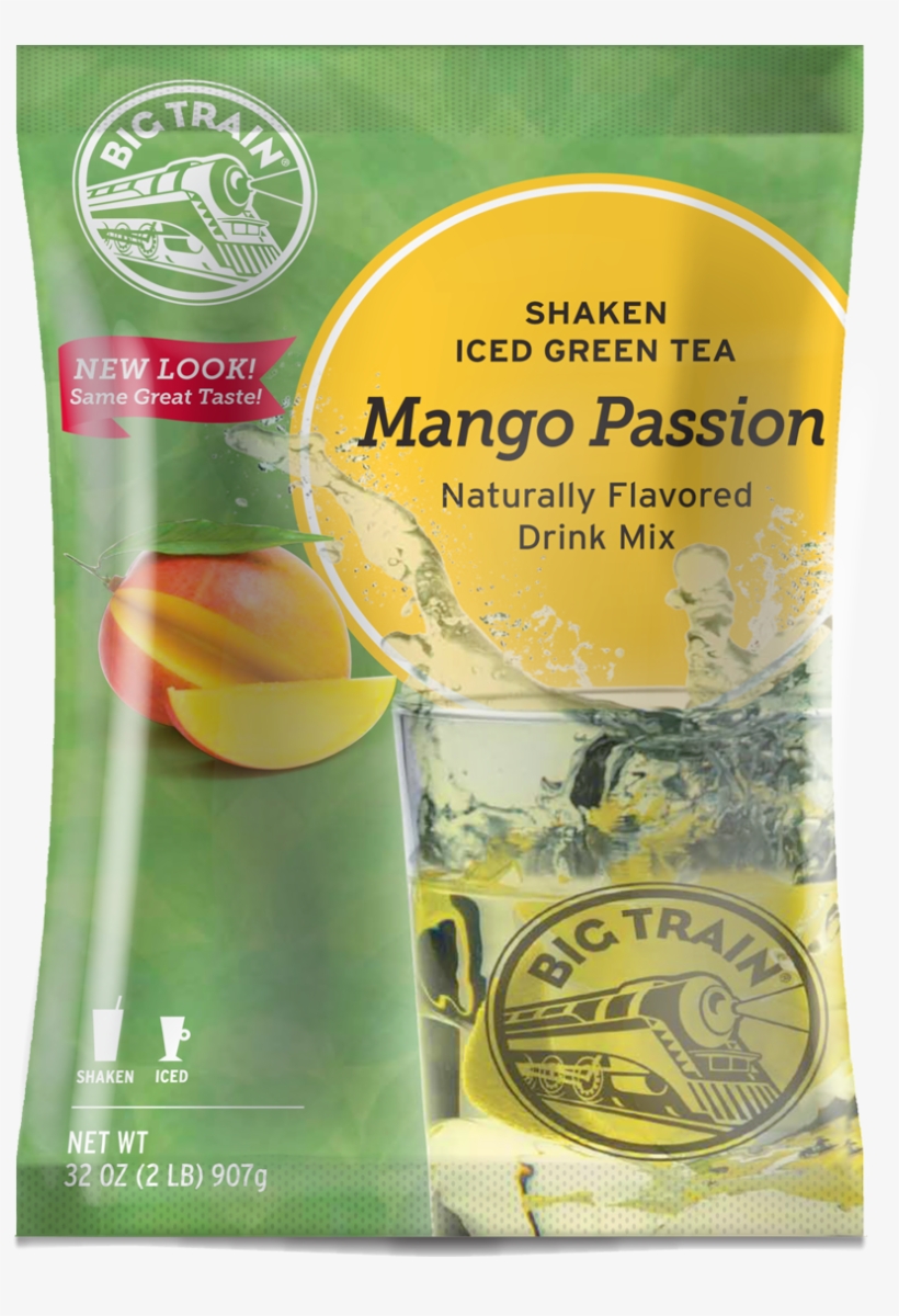 741200 Shaken Mangopassion Bt - Big Train Shaken Tea - 2 Lb. Bulk Bag: Mango Passion, transparent png