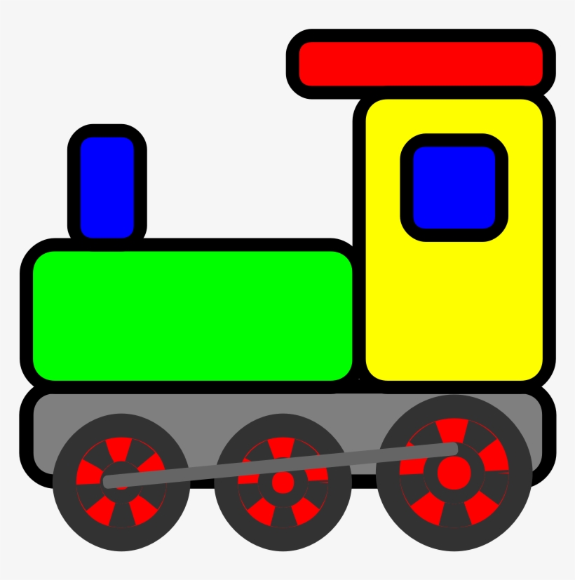 Scripted Toy Train - Train Toy Clipart, transparent png