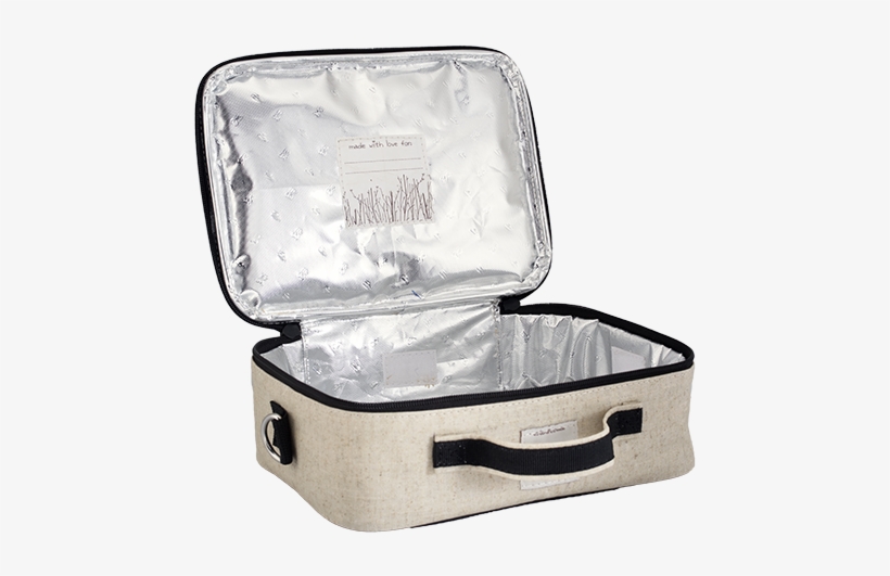 Detachable Long Strap For Wearing As Messenger Bag - Soyoung Bunny Tile Lunch Box In Black, transparent png