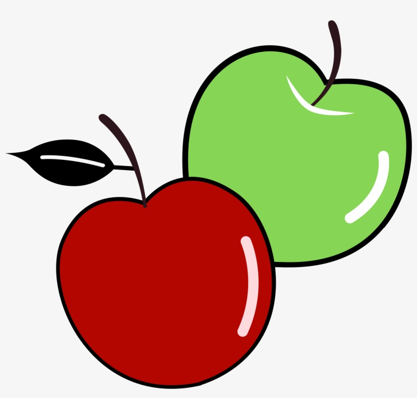 Apple Fruit Clipart Gnu Liscense 3 Image - Clipart Apples, transparent png