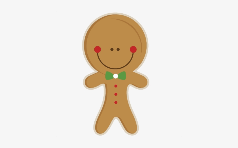 Clipart Free Download Man Svg Scrapbook Cut File Cute - Gingerbread Man, transparent png