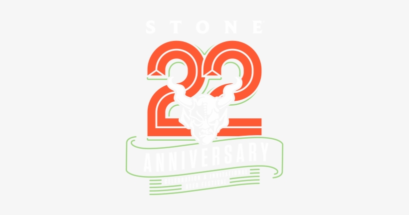 22nd Anniversary Logo - Stone Brewing 22nd Anniversary, transparent png