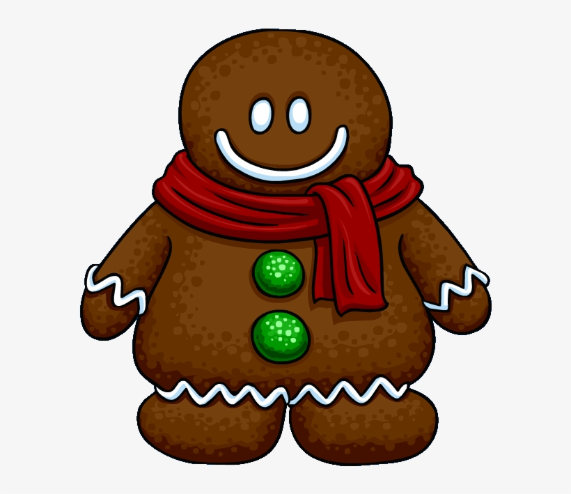 Gingerbread Cookie Costume Clothing Icon Id 4473 - Club Penguin Gingerbread Man, transparent png