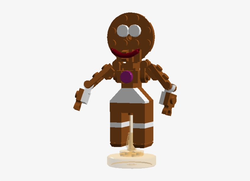 Enlargened Gingerbread Man - Cartoon, transparent png