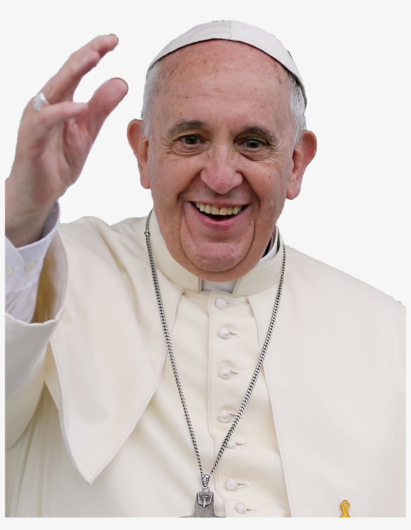 The Holy Spirit Teaches Us To See With They Eyes Of - Pope Francis Face, transparent png