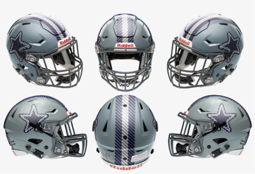 5961b8c25c8c3 Cowboysstar6viewtemplate - Dallas Cowboys Speedflex Helmet, transparent png