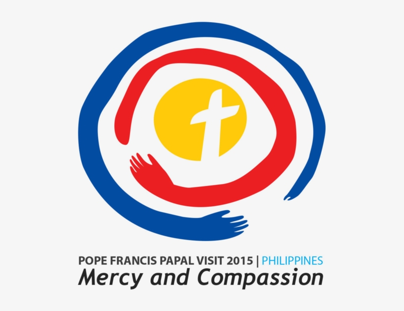 Papal Visit Philippines Pope Francis Logo - Mercy And Compassion Symbol, transparent png