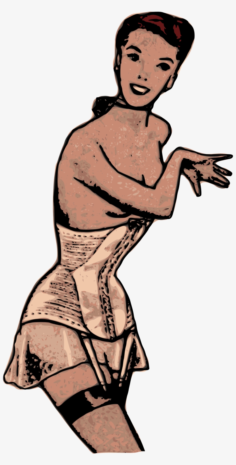 This Free Icons Png Design Of Lady In A Corset, transparent png