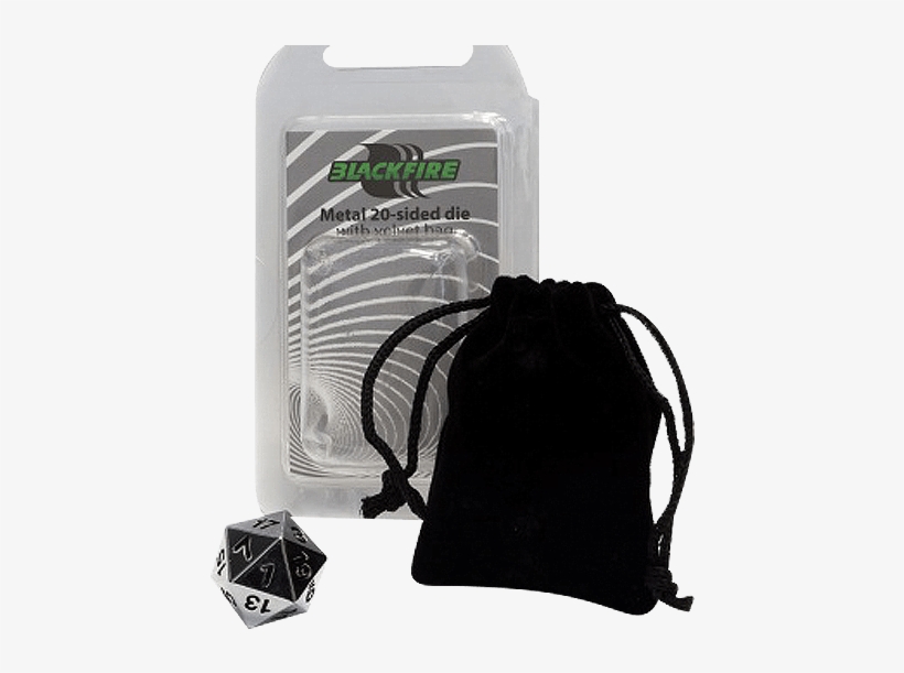 Blackfire Dice - D20 Metal Random, transparent png