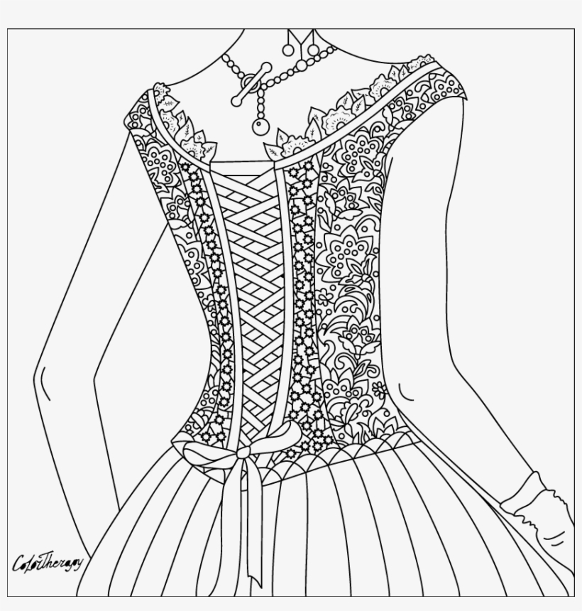 Clip Art Library Lady To Color With Therapy Http Www - Coloring Book, transparent png