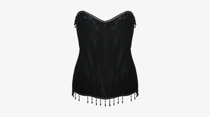 Buy Black Lingerie With White Thread Neck Design Online - Clothing, transparent png