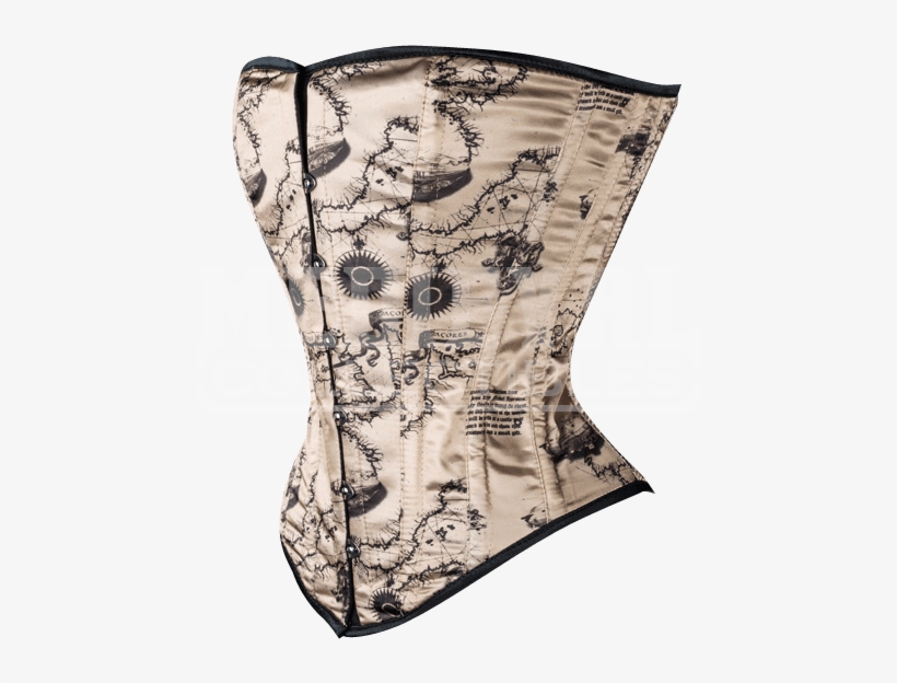 Map Corset, transparent png