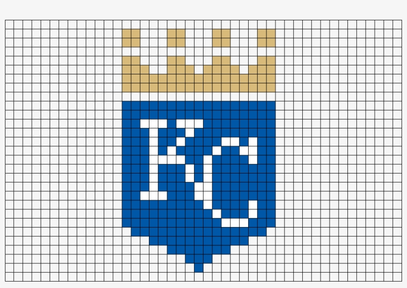 Kc Royals Pixel Art, transparent png