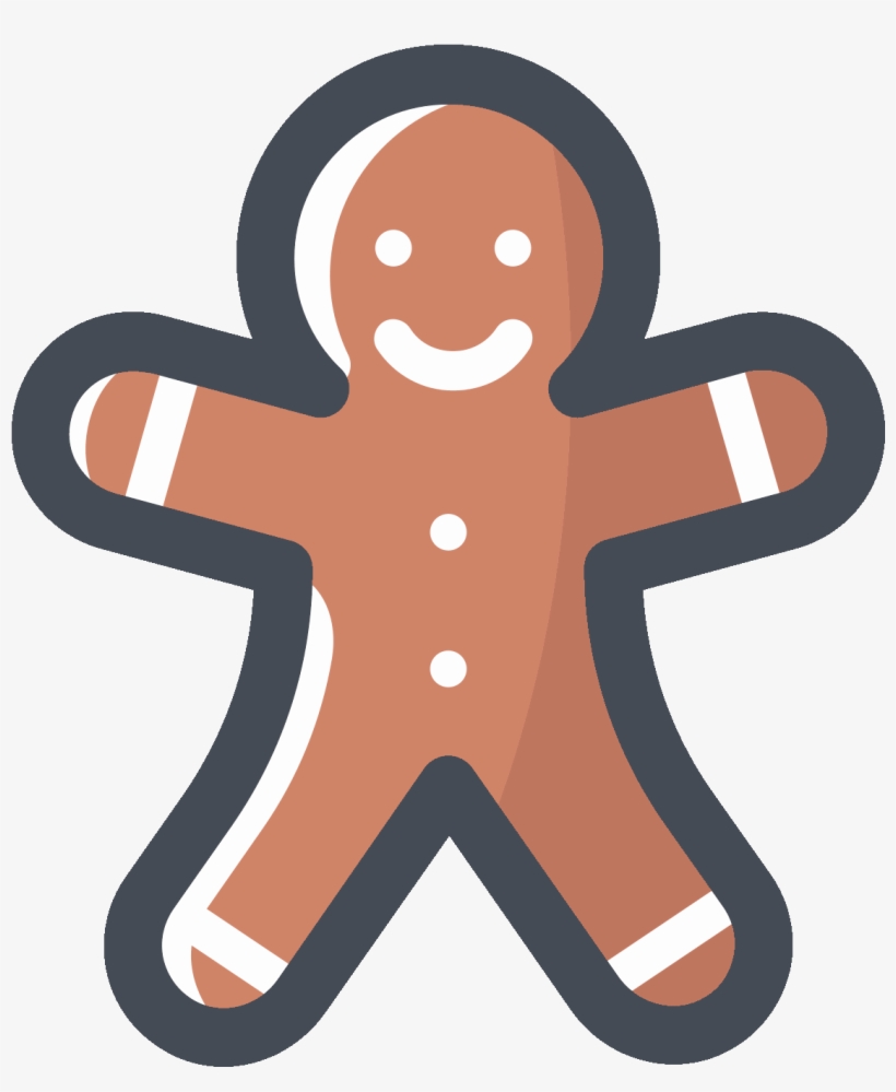 Gingerbread Man Icon - Gingerbread Man, transparent png