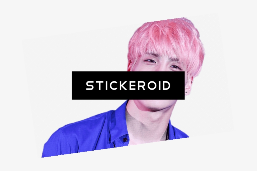 Kim Jong Hyun Pink Hair - Lace Wig, transparent png