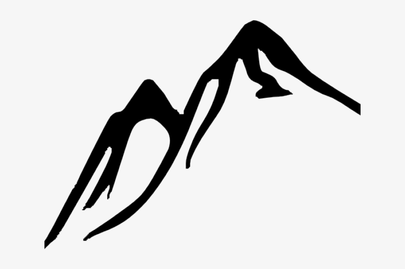 Mountain Line Vector Mountains Clipart Black And White 640x480 Png Download Pngkit