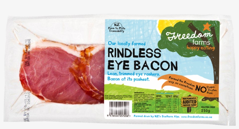 Ff Rindless Eye Bacon - Countdown Bacon, transparent png
