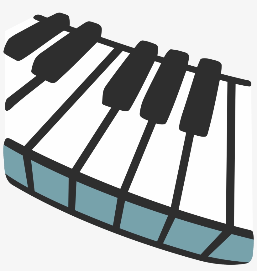 Open - Klavier Emoji, transparent png