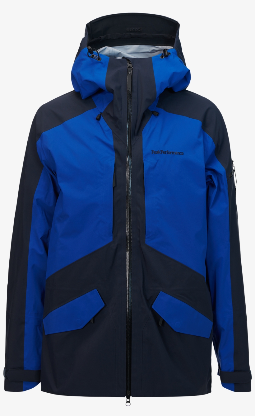 Men's Goretex Teton Shell Jacket Salute Blue - Peak Performance, transparent png