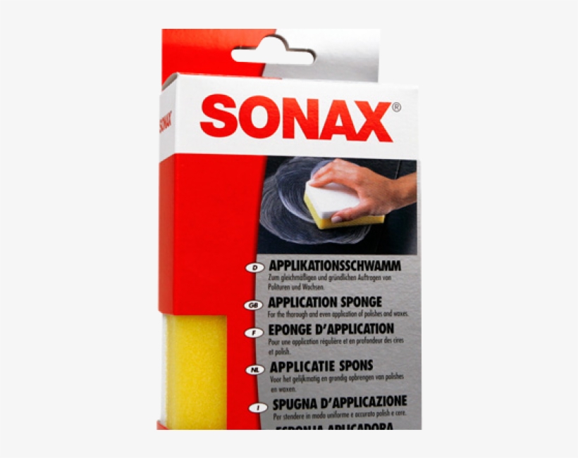 Sonax Application Sponge - Sonax 417300, transparent png