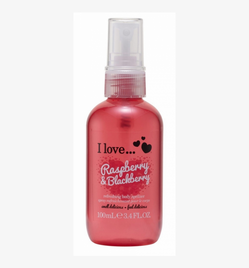 I Love Cosmetics Body Spritzer Raspberry & Blackberry - Love Cosmetics Body Spritzer Raspberry & Blackberry, transparent png